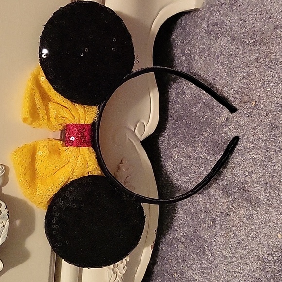 Minnie Mouse sequin kids ears - Picture 2 of 2